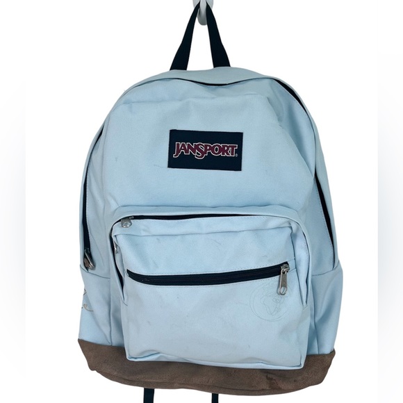 Jansport Bags Jansport Laptop Backpack In Light Blue Poshmark